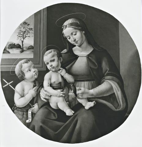 Bob Jones University Museum and Gallery Photographic Studios — Maestro Allegro - sec. XVI - Madonna con Bambino e san Giovannino — insieme
